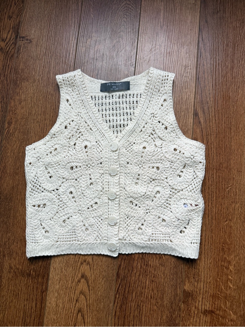 Primark Cream Crochet Top - Picture 3 of 10